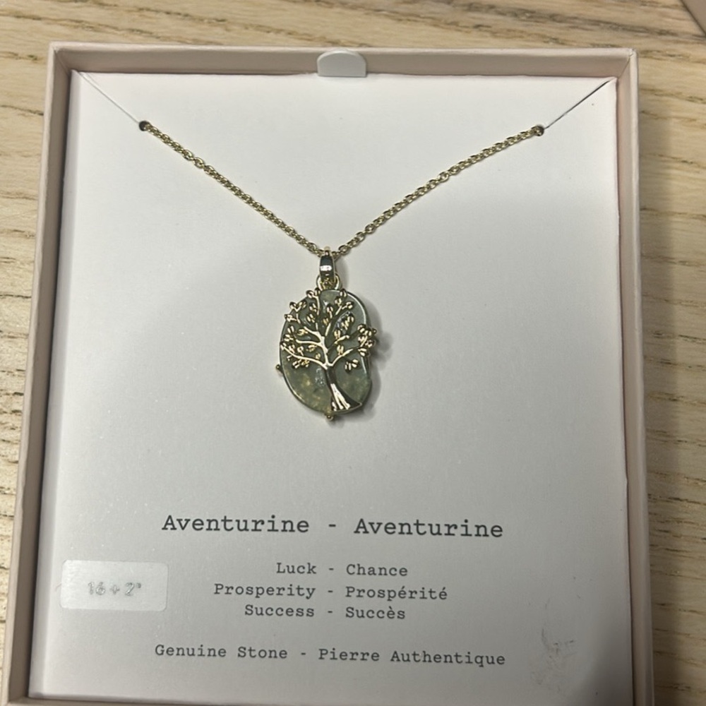 Aventurine Tree of Life Necklace